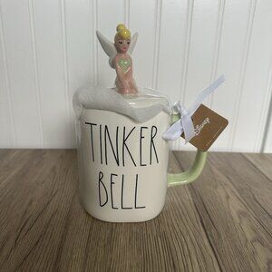 NWT Disney Collection Rae Dunn Tinker Bell Mug with Fairy Topper